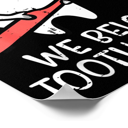 Valentines Day Tooth Brush We Belong Together Dent Poster (Hoek)