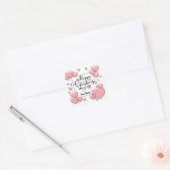 Valentines Day Treat Stickers With Hearts Girly  (Envelop)