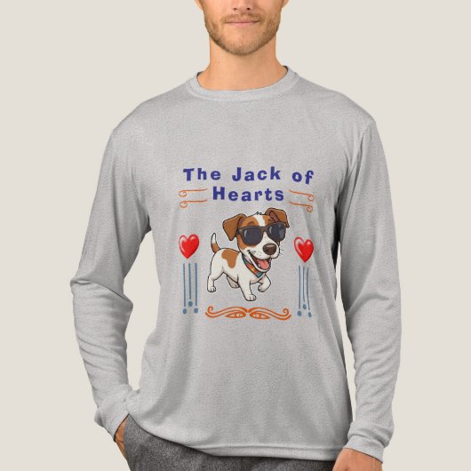 Valentine's day Tri-Blend shirt (Voorkant volledig)