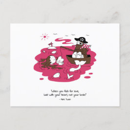 Valentine's Day - When you fish for love Briefkaart