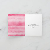 Valentine's Day Window Hearts Teddy Bear Love Kaart (Binnen)