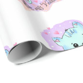 Valentine's Day Wrapping Paper Cat Kitten Love Cadeaupapier (Rol Hoek)