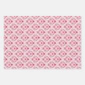 Valentines Day Wrapping Paper Flat Sheet Set of 3  (Voorkant 2)