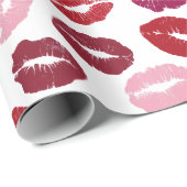 Valentine's Day Wrapping Paper | Kisses Pattern Cadeaupapier (Rol Hoek)
