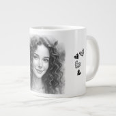 Valentine's Day, You are the Missing piece Grote Koffiekop (Voorkant rechts)