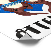 Valentine's Day You’re My Otter Half Love Pun Cute Poster (Hoek)