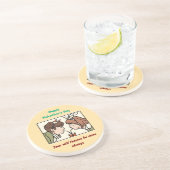 Valentine's Day Zandsteen Onderzetter (Zijkant)