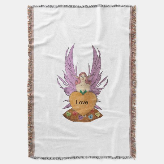 Valentines Faerie Deken (Voorkant Verticaal)