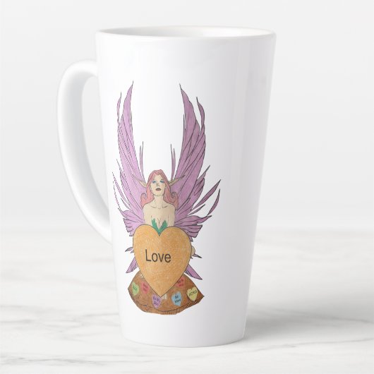 Valentines Faerie Latte Mok (Linkerhoek)