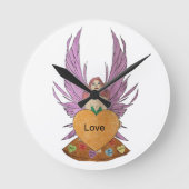 Valentines Faerie Ronde Klok (Voorkant)