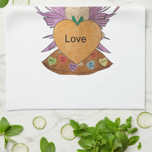 Valentines Faerie Theedoek (Gevouwen)