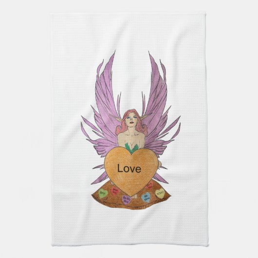 Valentines Faerie Theedoek (Verticaal)