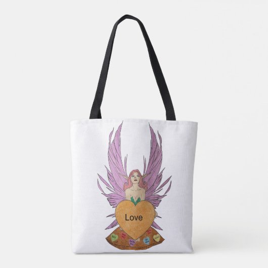 Valentines Faerie Tote Bag (Achterkant)