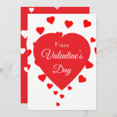 Valentine's Feestdagenkaart (Voorkant / Achterkant)