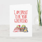 Valentine's for Vegan - Boyfriend Vegetable Funny Kaart (Voorkant)