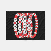 Valentines Friendship Bracelets Valentines Women K Fleece Deken (Voorkant (Horizontaal))
