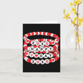 Valentines Friendship Bracelets Valentines Women K Kaart (Gele Bloem)