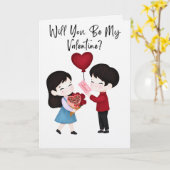 Valentine's Game of Thrones themed Proposal card Kaart (Gele Bloem)