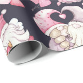 Valentines Gnomes In Love Wrapping Paper Cadeaupapier (Rol Hoek)