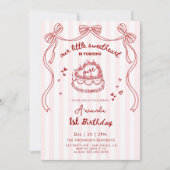 Valentines Hand Drawn Birthday Kaart (Voorkant)