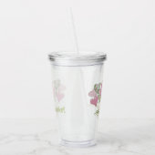 Valentine's Heart Pink and Green Heart Balloons Acryl Drinkbeker (Links)