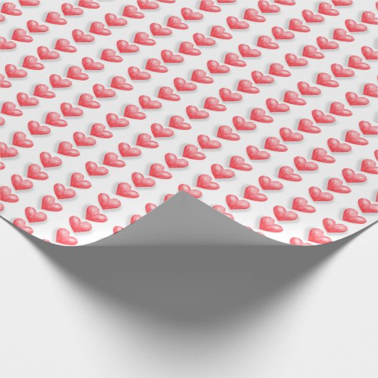 Valentine's Hearts  Cadeaupapier (Hoek)