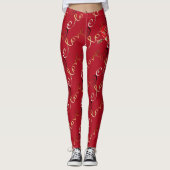 Valentine's Hearts Leggings (Voorkant)