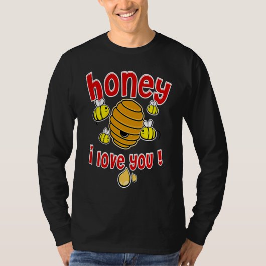 Valentine's Honey T-shirt (Voorkant)