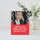 Valentines Jail Prison Long Distance Photo  Feestdagenkaart (Staand voorkant)