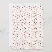 Valentines Little Miss ONEderful First Birthday Kaart (Achterkant)