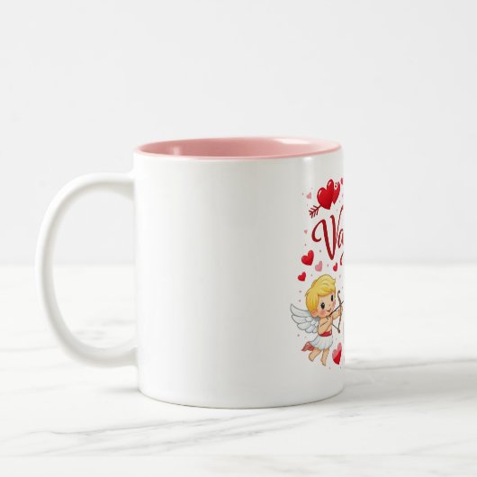 Valentines Mug  Tweekleurige Koffiemok (Links)