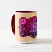 Valentine's Mugs Custom Quotes and redesign Mok (Voorkant links)
