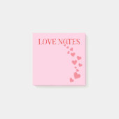 Valentine's Notes | Love Notes Post-It Notes (Voorkant)