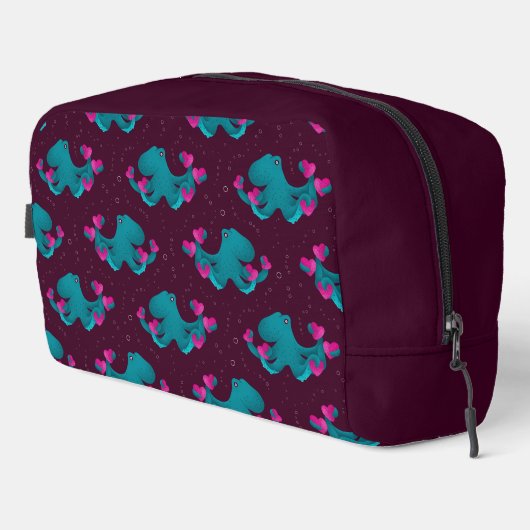 Valentine's Octopus and Hearts Toilettasje (Rechterhoek)