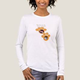 Valentine's Pawprints Cat Photos Tri-Blend Shirt