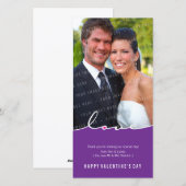 VALENTINE'S PHOTOCARD :: love divide 8P Feestdagenkaart (Voorkant / Achterkant)