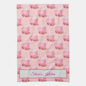 Valentine's Pink & White Coffee Mug    Theedoek (Verticaal)