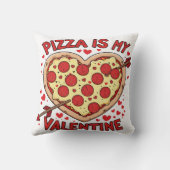 Valentine's pizzaliefhebbers kussen (Achterkant)
