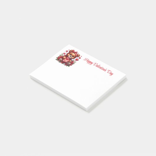 Valentines  post-it® notes (Schuin)