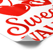 Valentines Pregnancy Announcement Growing Sweetest Poster (Hoek)