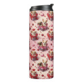 Valentine's puppies Tumblers Thermosbeker (Gedraaid links)