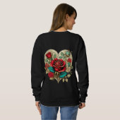 Valentine's Renaissance Roos Trui (Achterkant volledig)