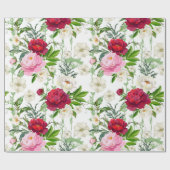 Valentine's Roses Cadeaupapier (Vlak)