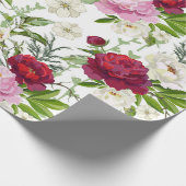 Valentine's Roses Cadeaupapier (Hoek)