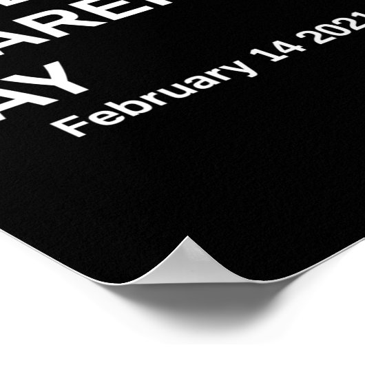 Valentines Singles Awareness Day Poster (Hoek)