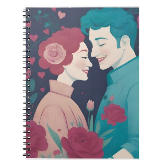 Valentine's Spiral Photo Notebook Notitieboek (Voorkant)