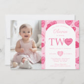 Valentines Sweetheart Candy Birthday Party Kaart (Voorkant)