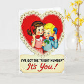Valentines Sweethearts Phone Card Kaart (Gele Bloem)