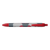 Valentine's Textuur Ontwerp Zwarte Inkt Pen (Achterkant)