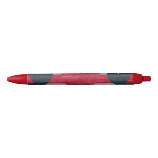 Valentine's Textuur Ontwerp Zwarte Inkt Pen (Voorkant)